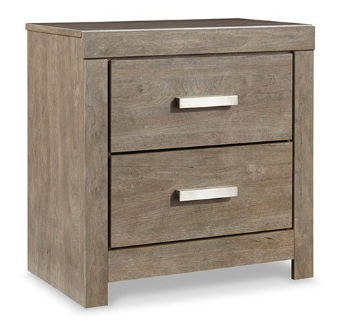 Casual Transitional Nightstand in Gray - HER Home Design Boutique